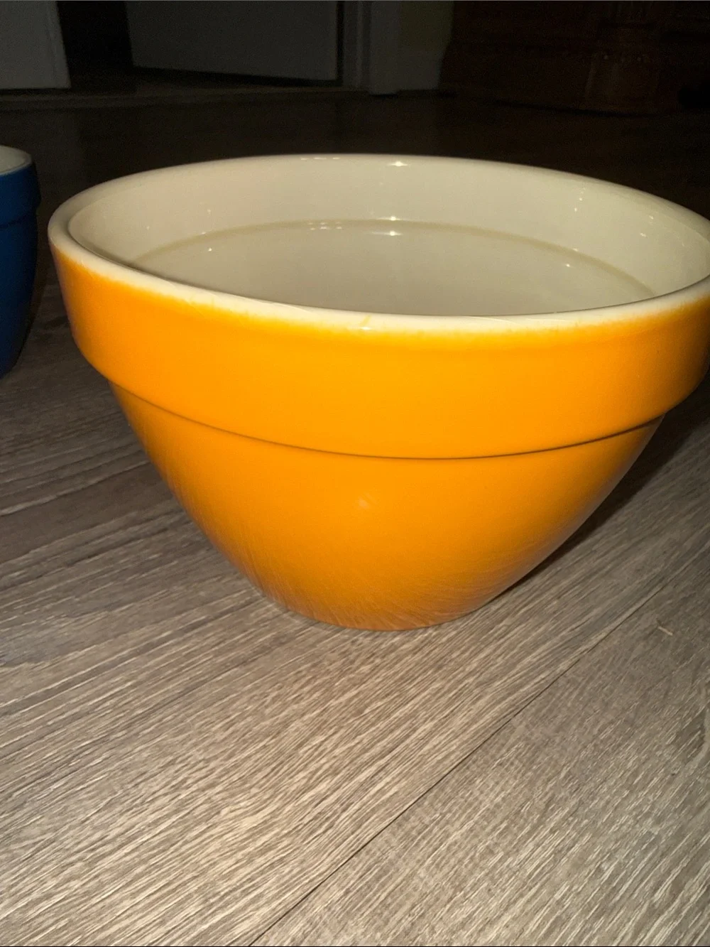 Crate&Barrel Addison Retiree Stoneware Nesting Bowls in Blue, Yellow, and Orange